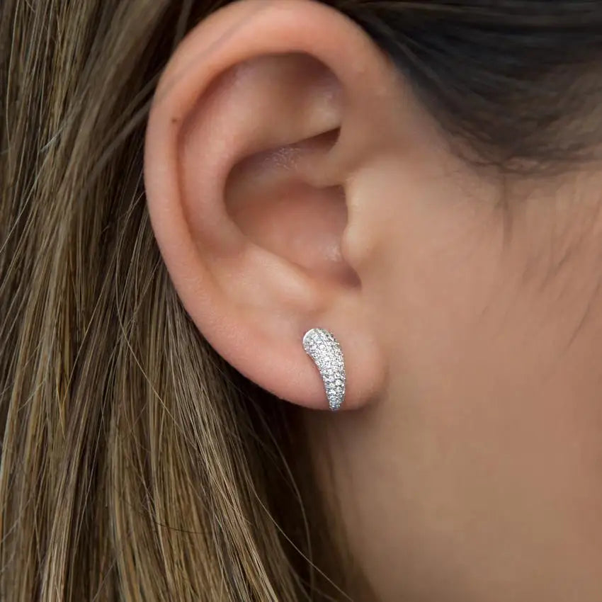 Women’s Punk Rivet Spike Earrings