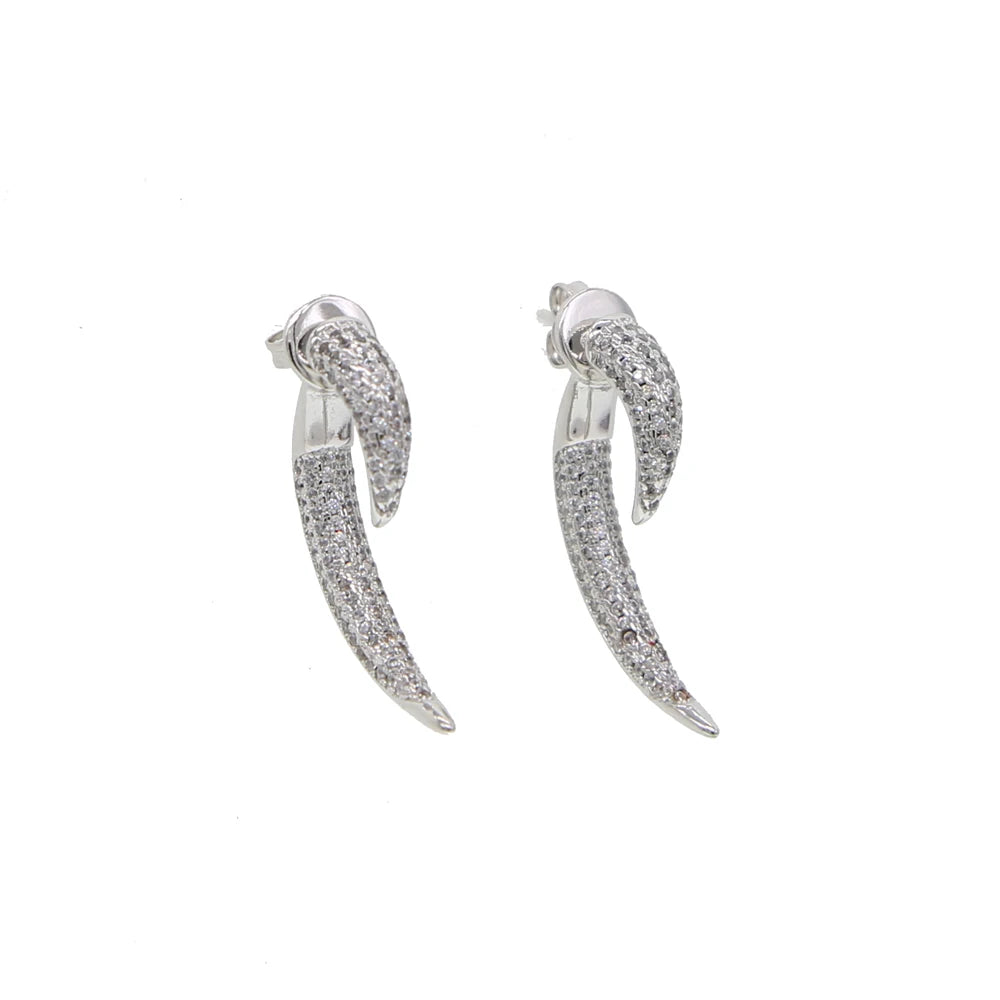 Women’s Punk Rivet Spike Earrings