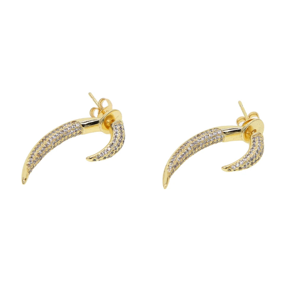 Women’s Punk Rivet Spike Earrings