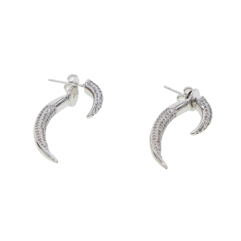 Women’s Punk Rivet Spike Earrings