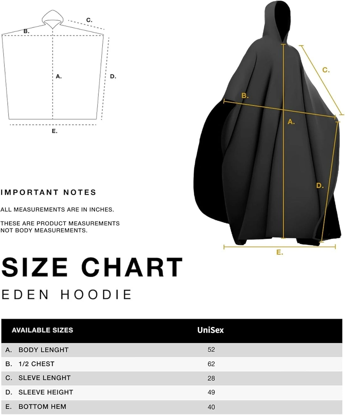 Unisex Eden Oversized Hoodie