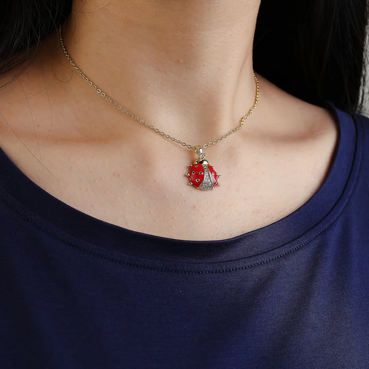 Women’s Ladybug Animal Necklace