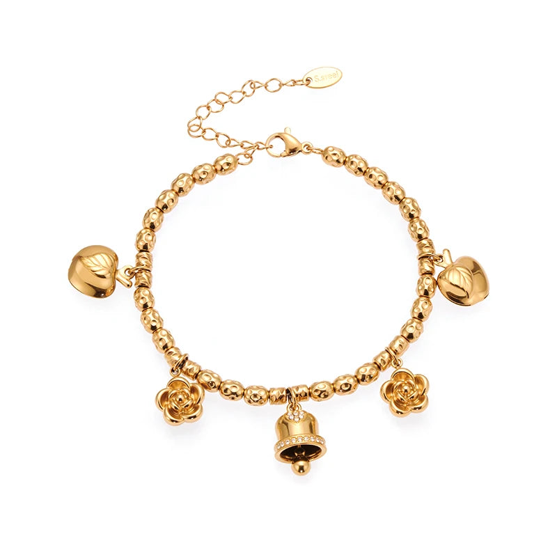 Nivora Stainless Steel Heart Bracelet