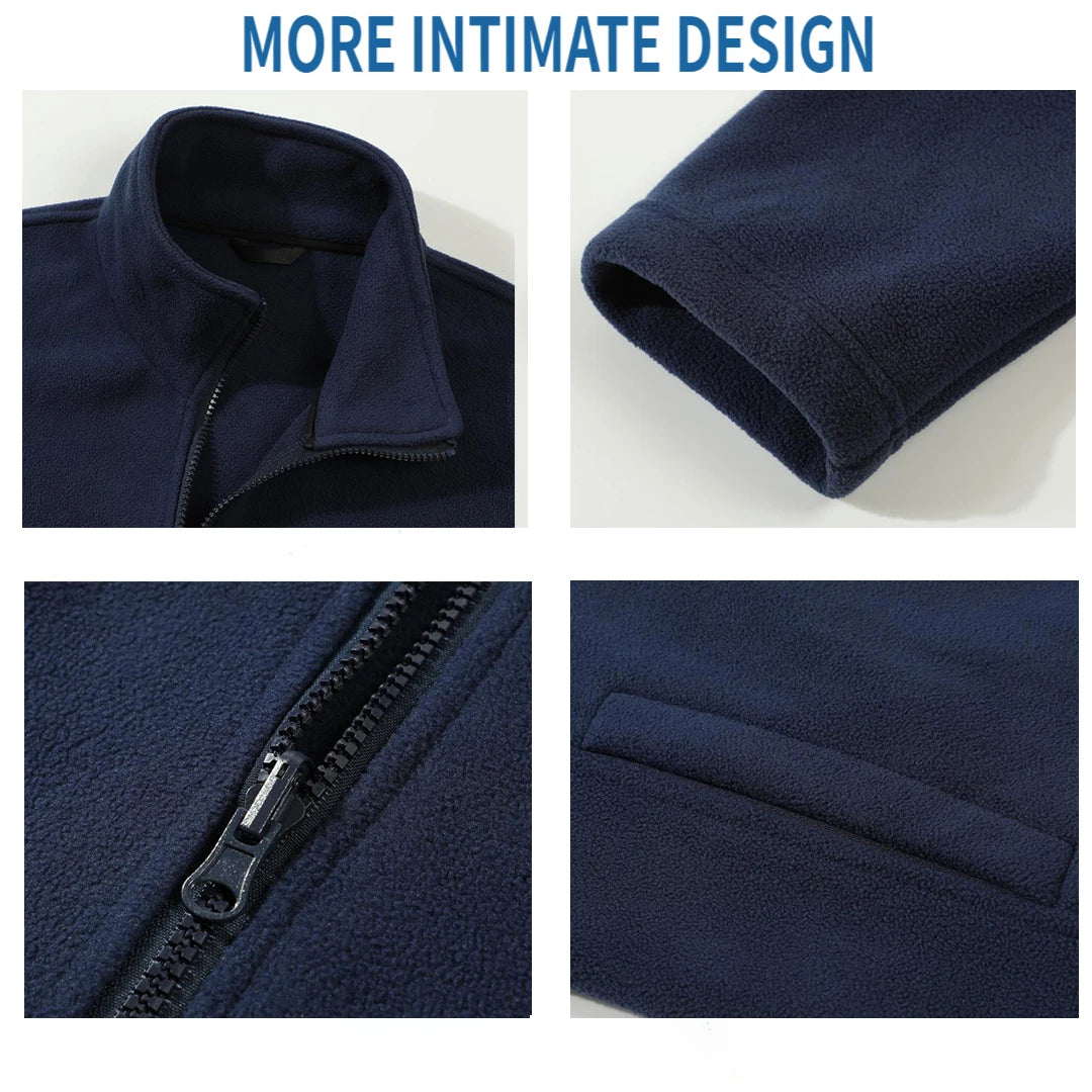 Men’s Thick Warm Polar Fleece Jacket