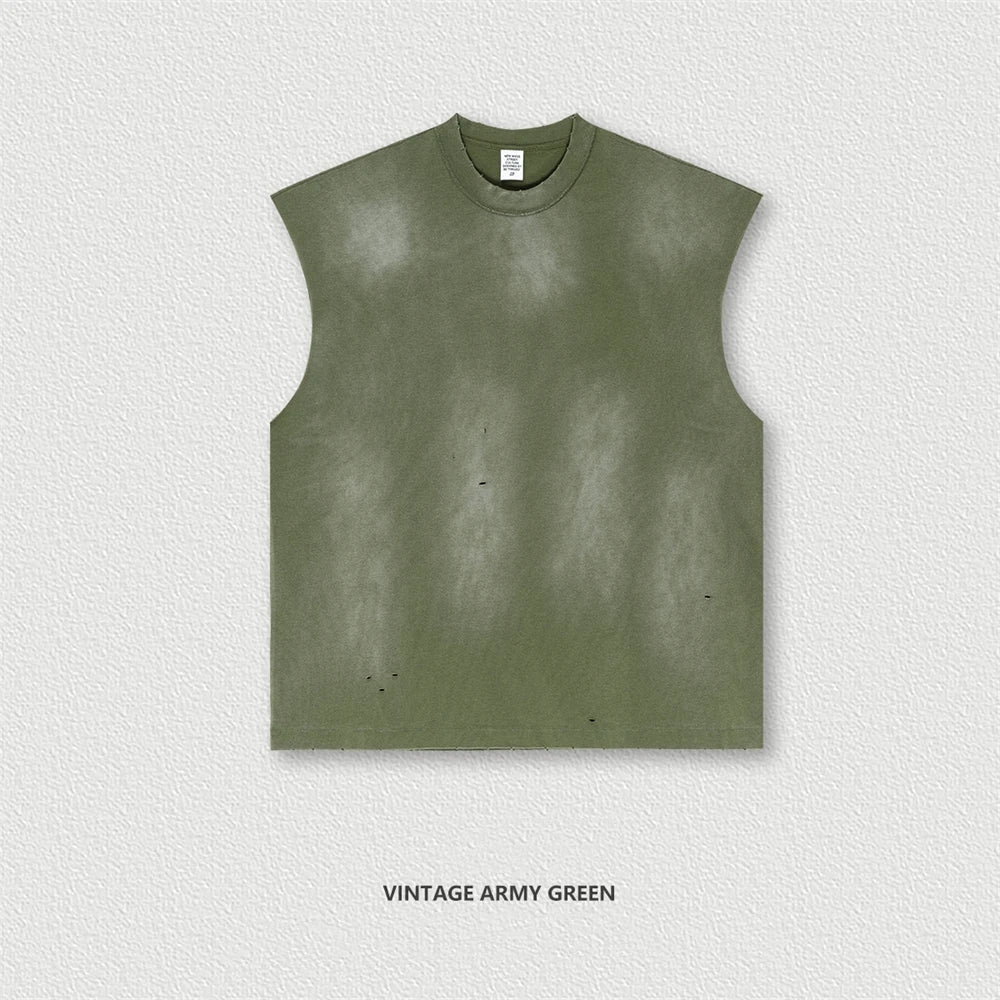 Men & Unisex Summer Washed Tank Top