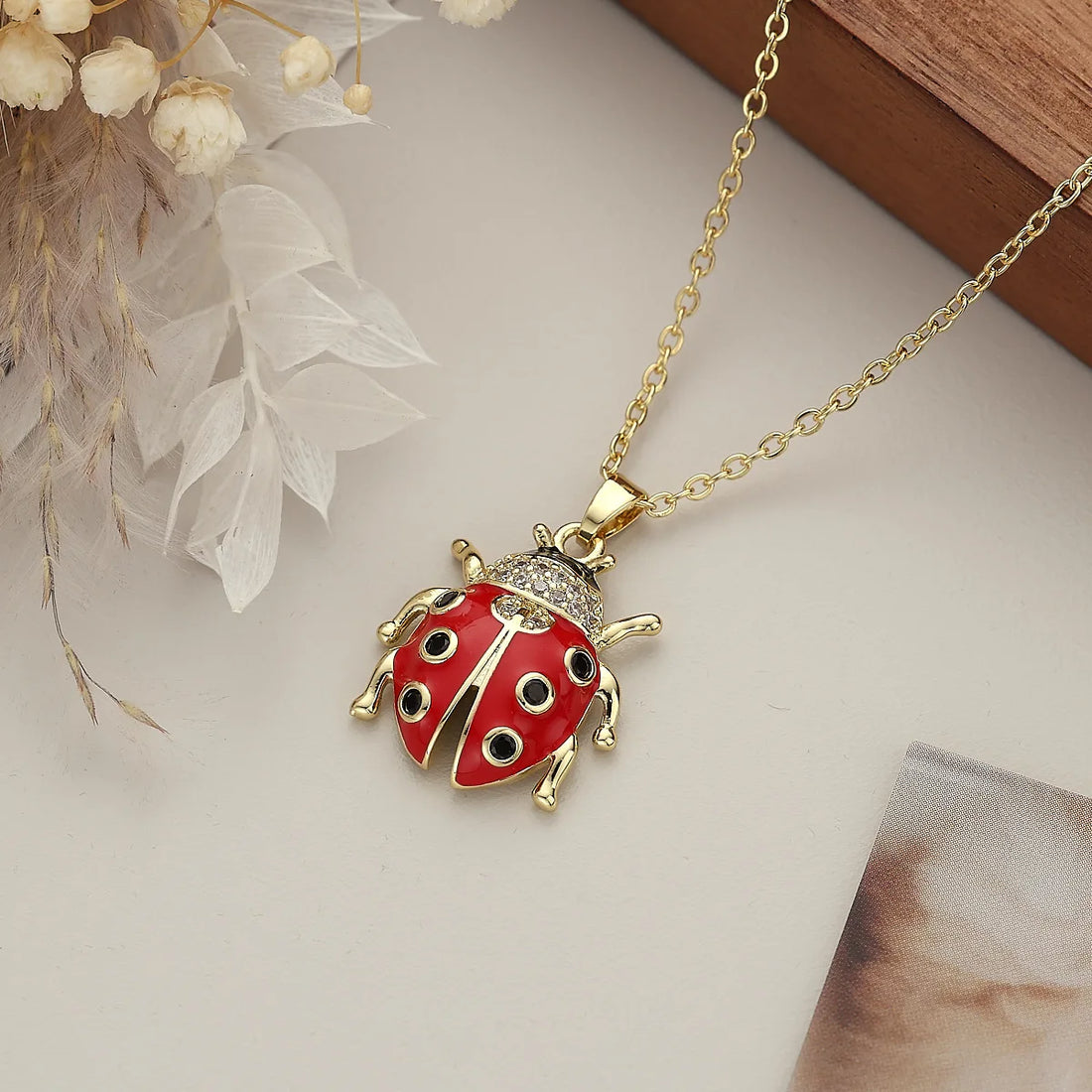 Women’s Ladybug Animal Necklace