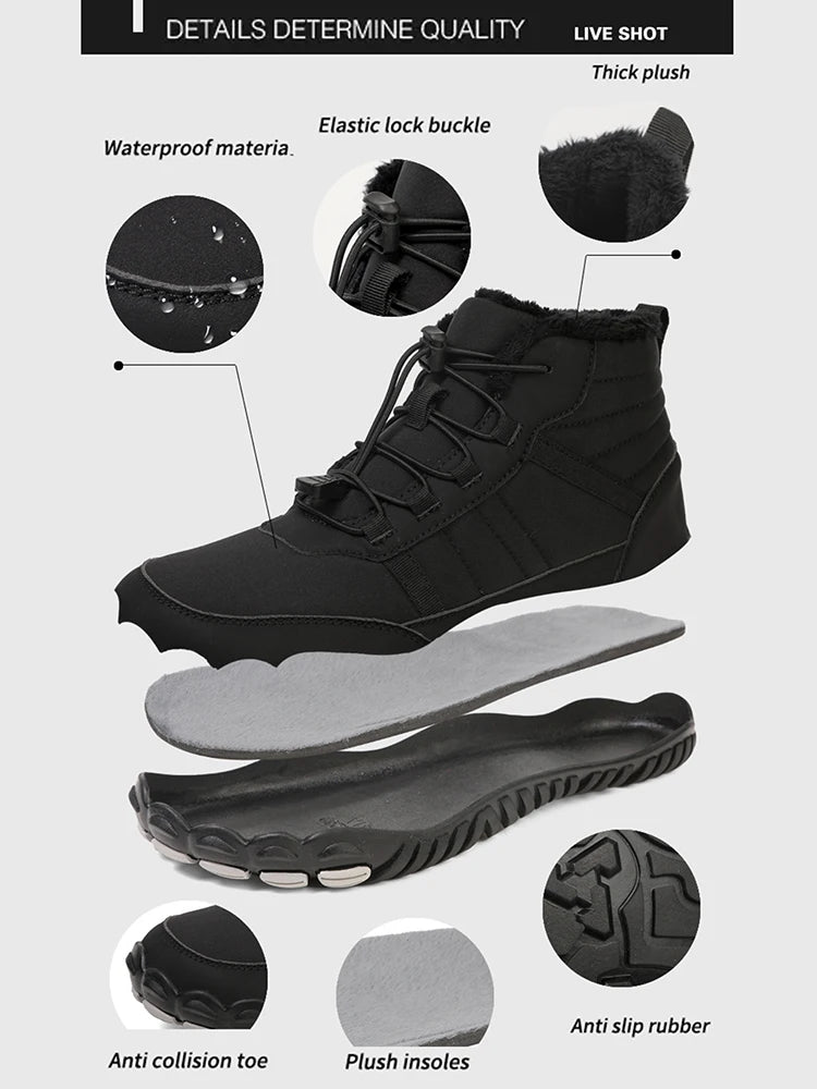 Unisex Waterproof Winter Snow Boots