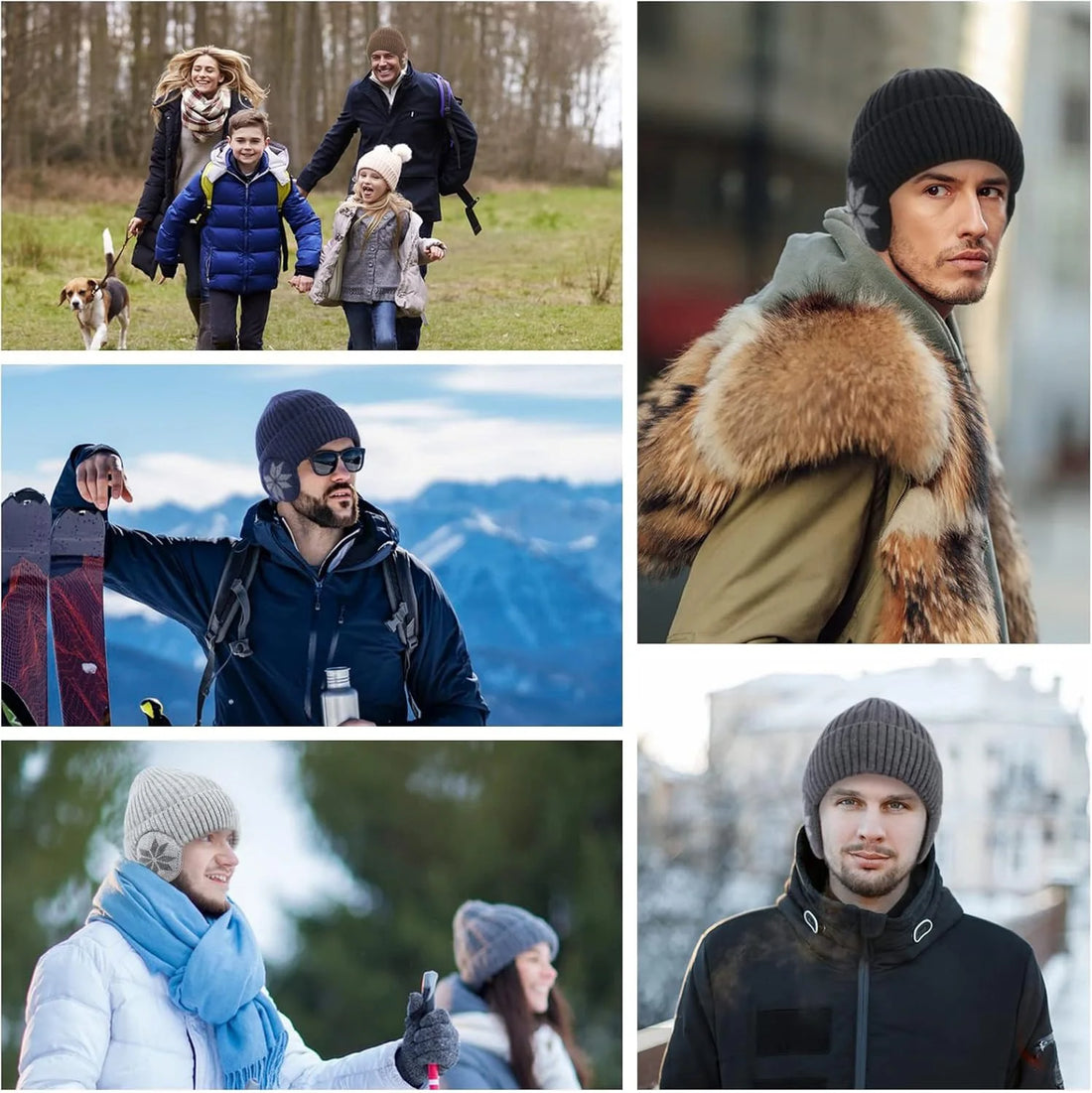 Winter Warm Ear Protector Beanie