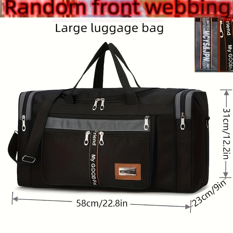 Foldable Multifunctional Nylon Travel Duffel