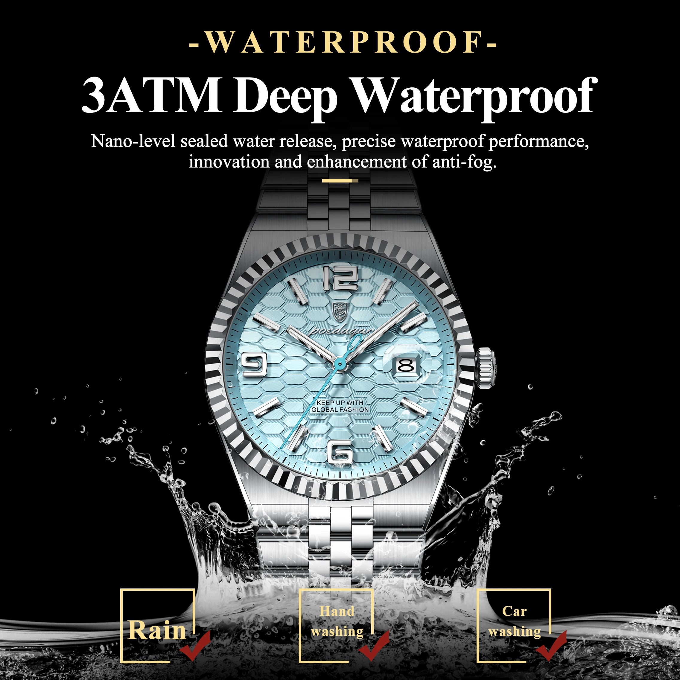 Waterproof Luxury Quartz Watch