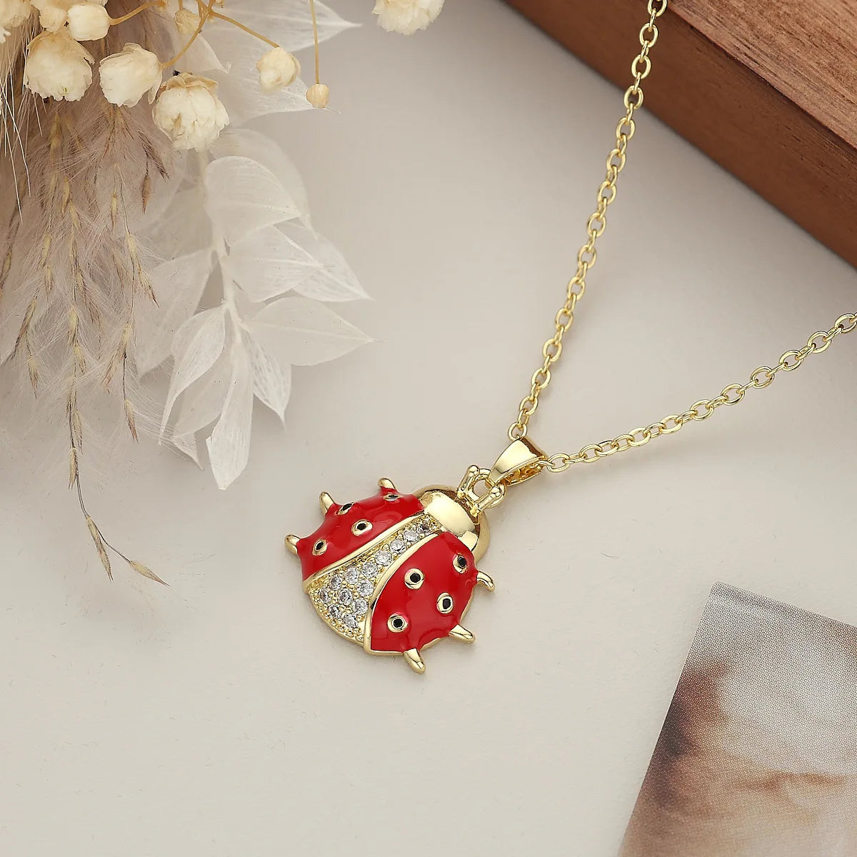 Women’s Ladybug Animal Necklace