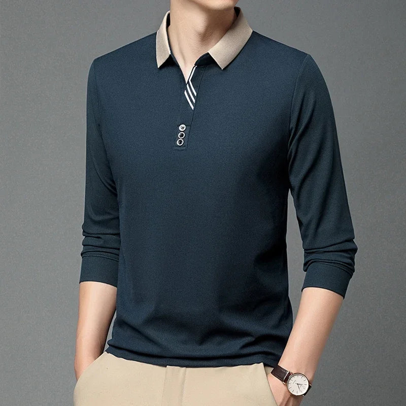 Men’s Business Casual Long Sleeve Shirt