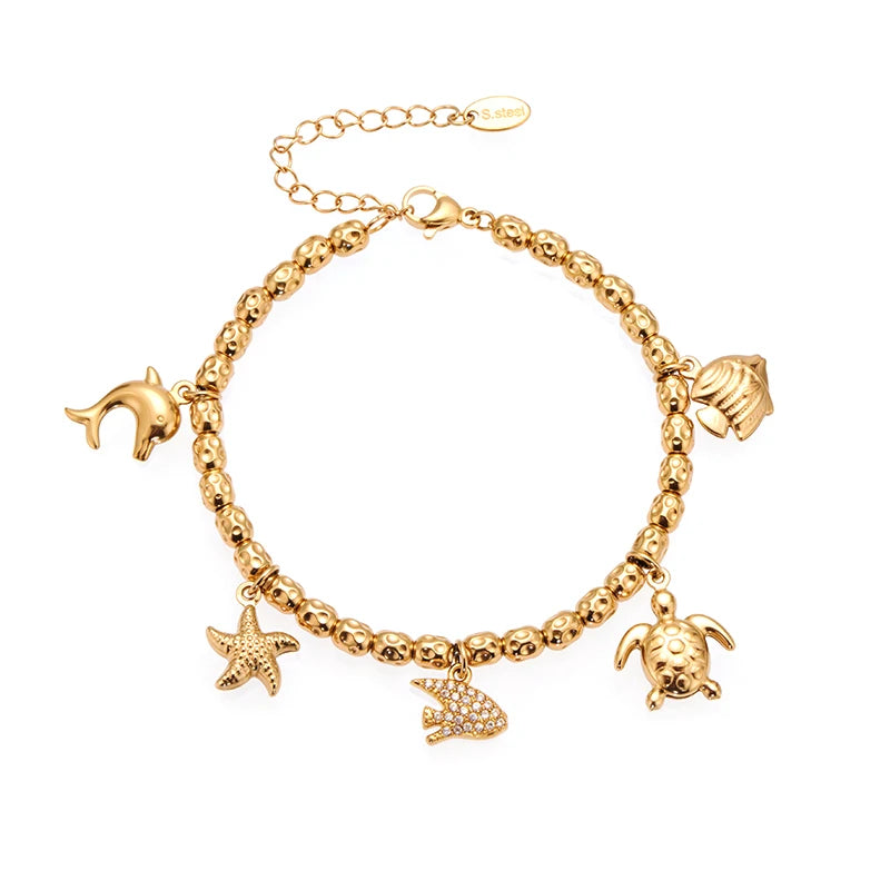 Nivora Stainless Steel Heart Bracelet