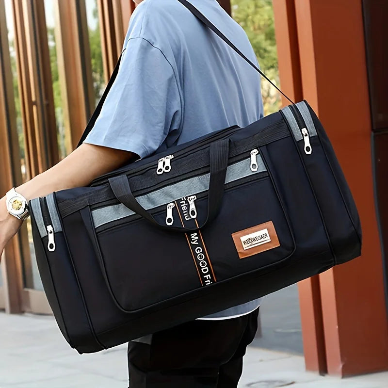 Foldable Multifunctional Nylon Travel Duffel