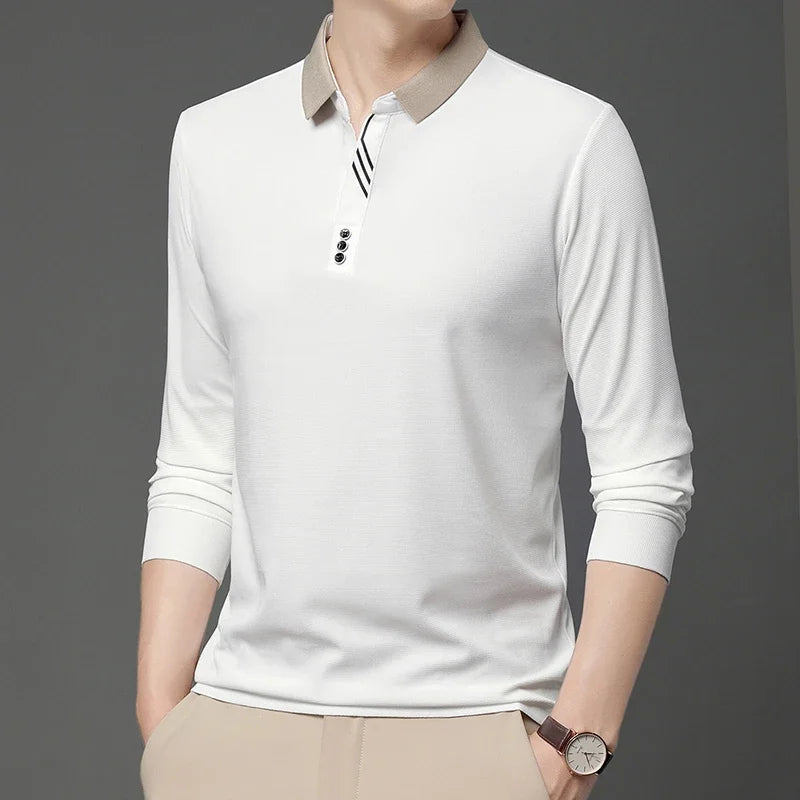 Men’s Business Casual Long Sleeve Shirt
