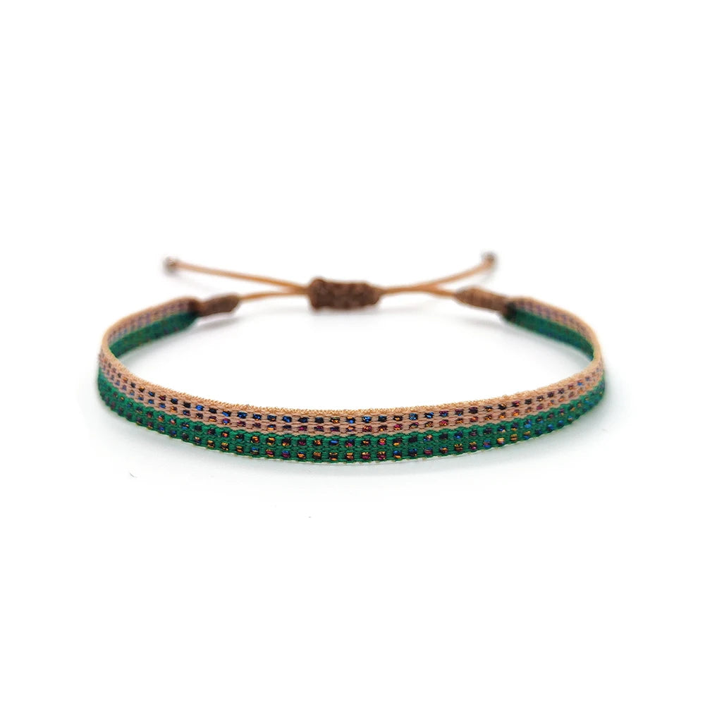 Handwoven Boho Friendship Bracelet