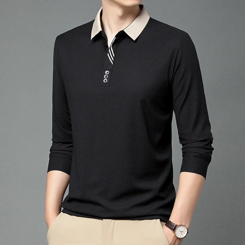 Men’s Business Casual Long Sleeve Shirt