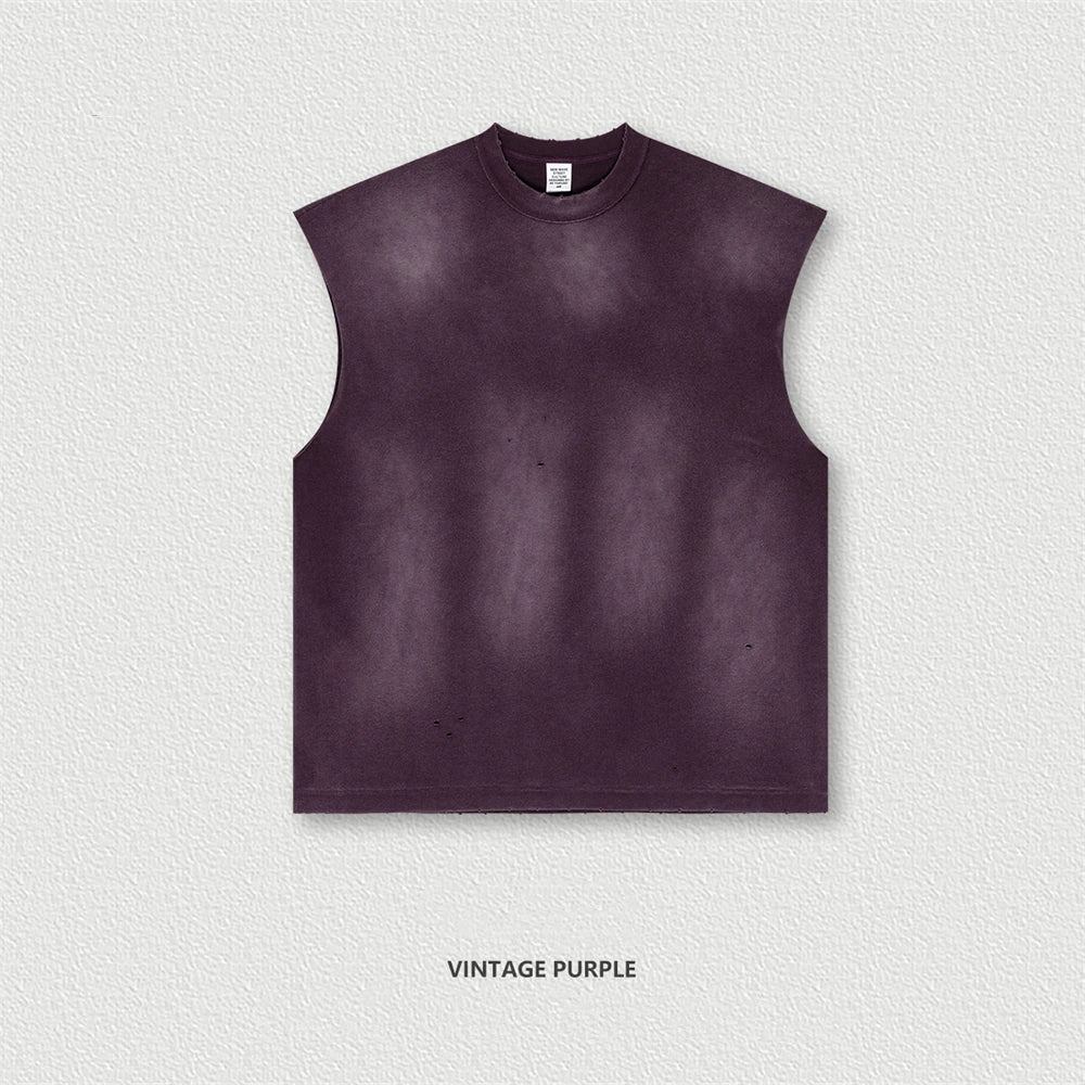 Men & Unisex Summer Washed Tank Top