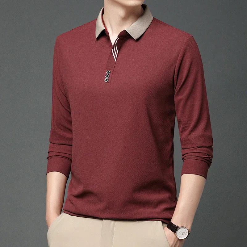 Men’s Business Casual Long Sleeve Shirt
