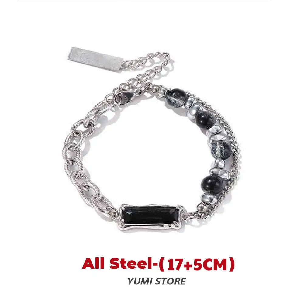 Retro Flame Cross Bracelet