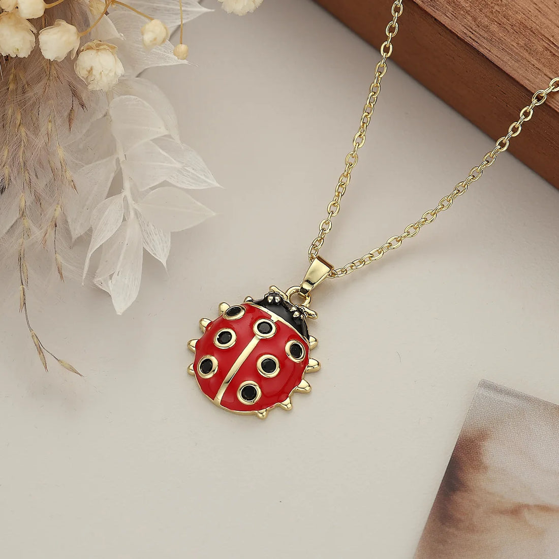 Women’s Ladybug Animal Necklace