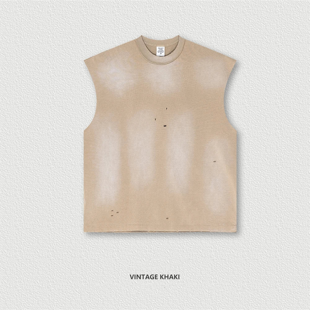 Men & Unisex Summer Washed Tank Top