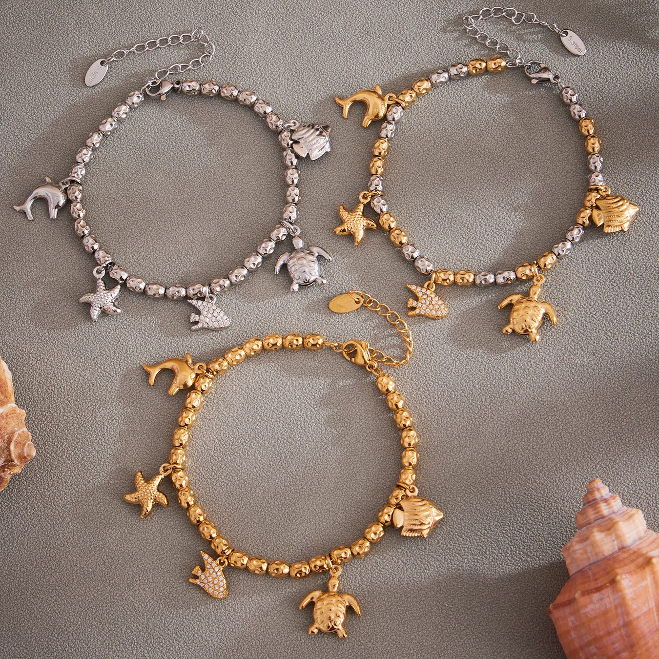 Nivora Stainless Steel Heart Bracelet