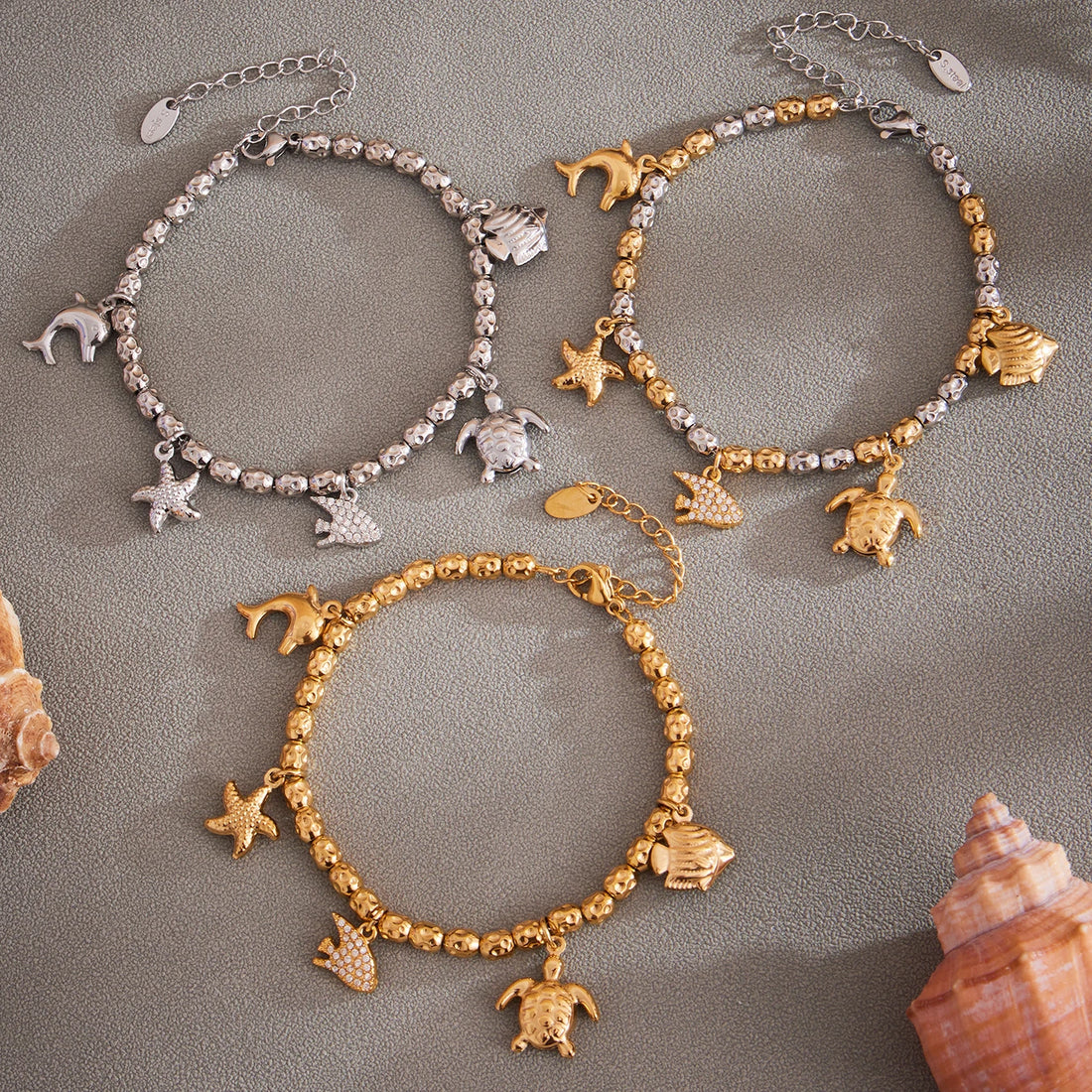 Nivora Stainless Steel Heart Bracelet