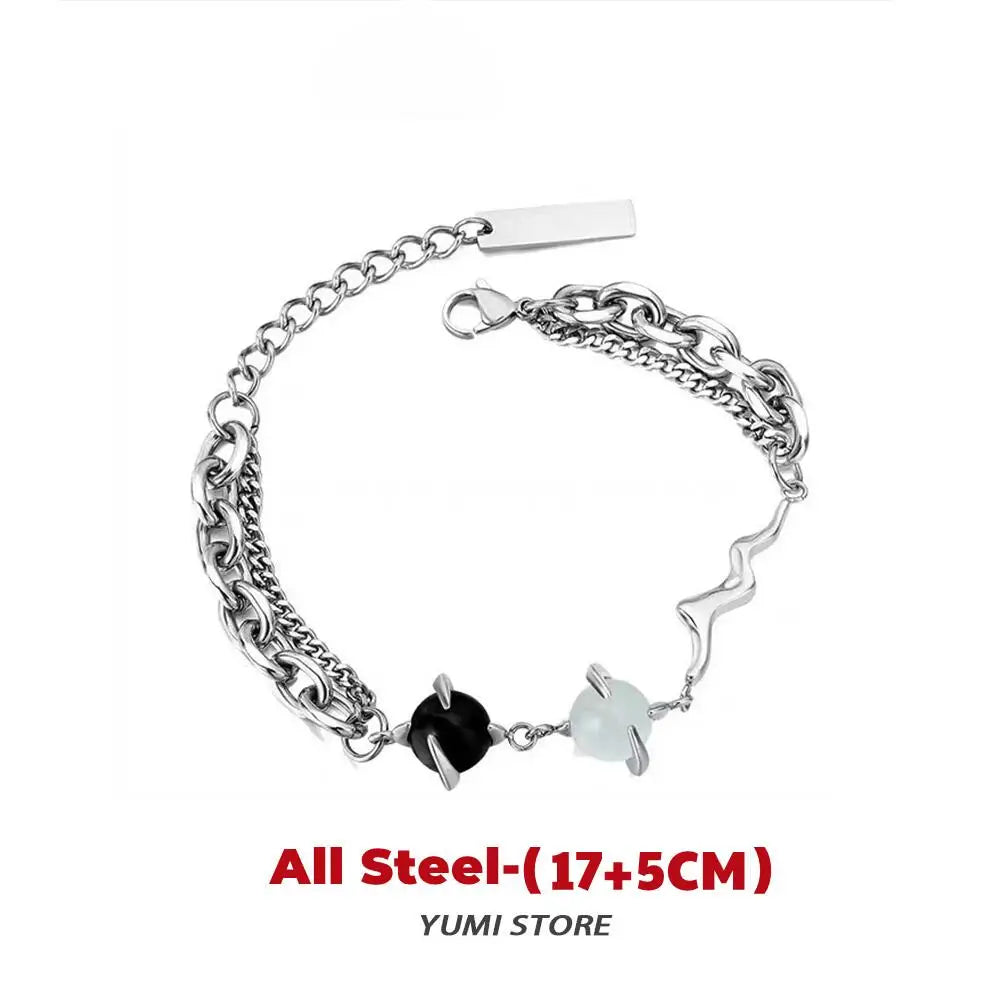 Retro Flame Cross Bracelet