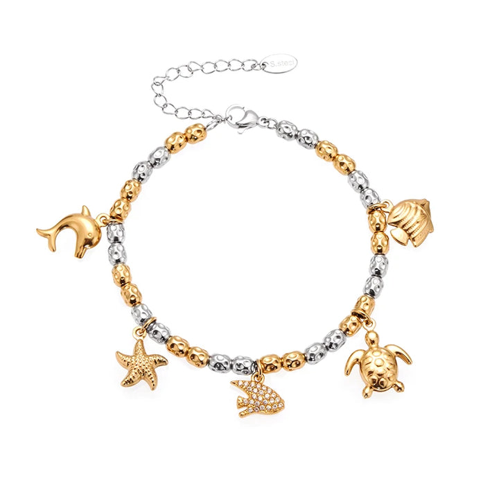 Nivora Stainless Steel Heart Bracelet