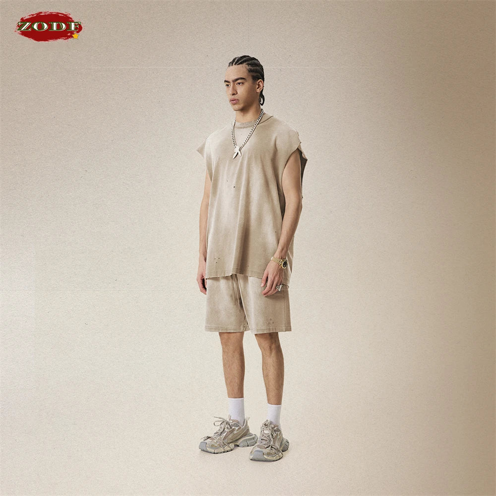 Men & Unisex Summer Washed Tank Top