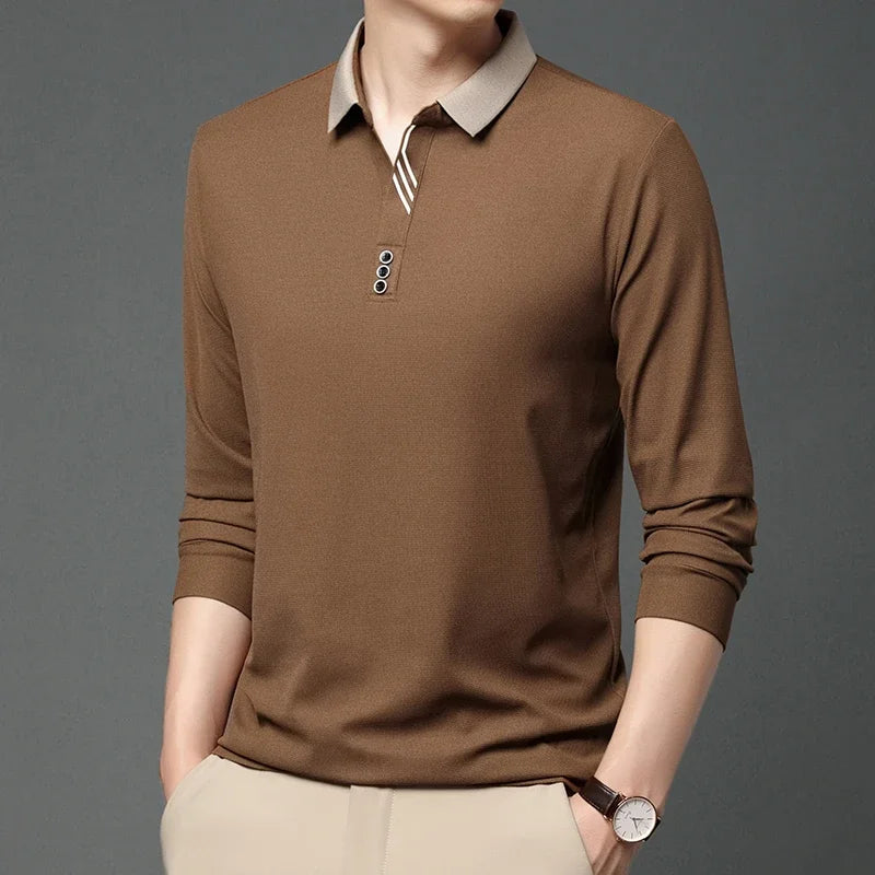 Men’s Business Casual Long Sleeve Shirt