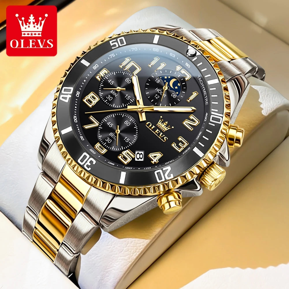 OLEVS 2926 Gold Luxury Men’s Watch