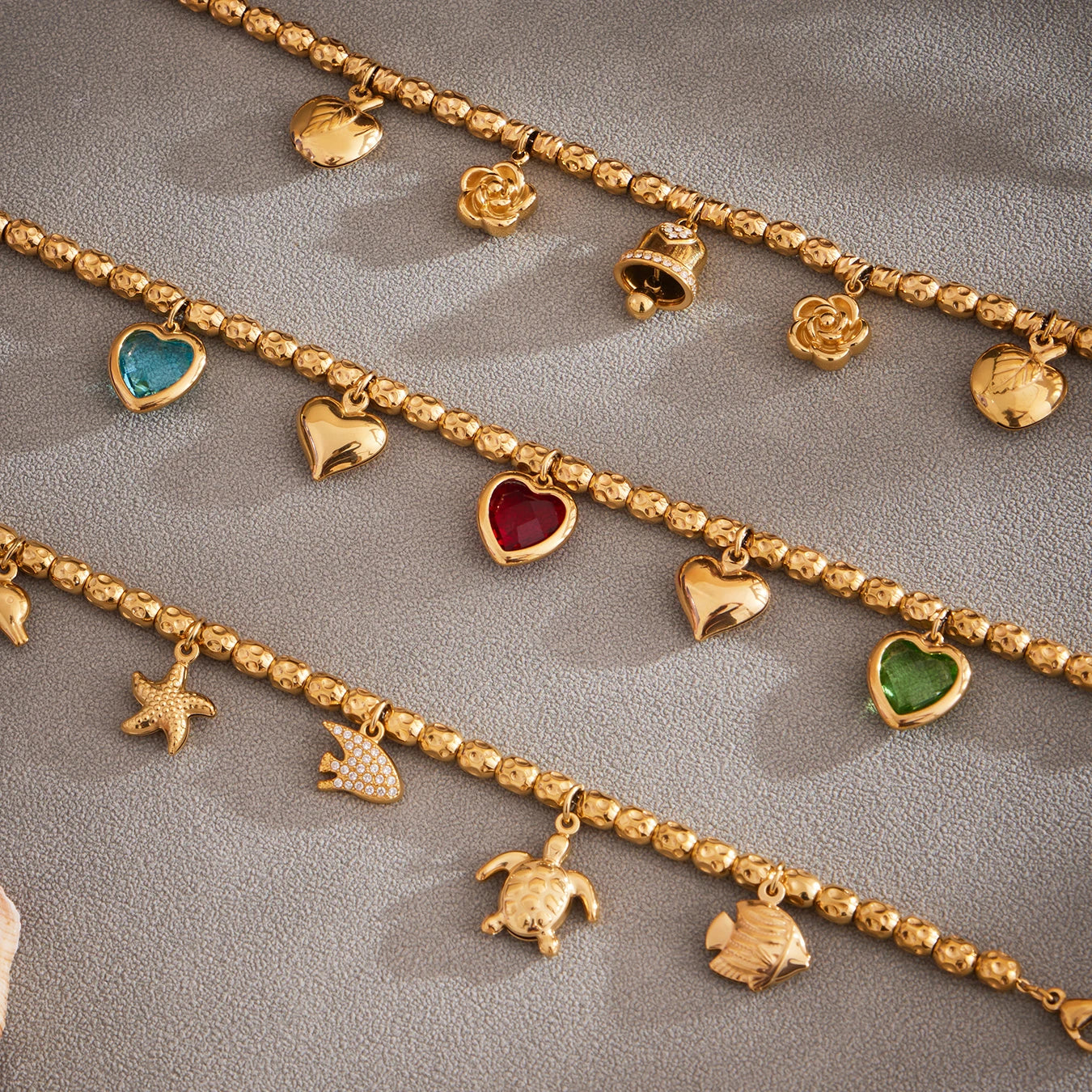 Nivora Stainless Steel Heart Bracelet