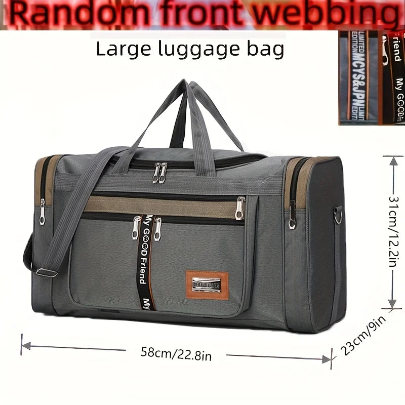 Foldable Multifunctional Nylon Travel Duffel