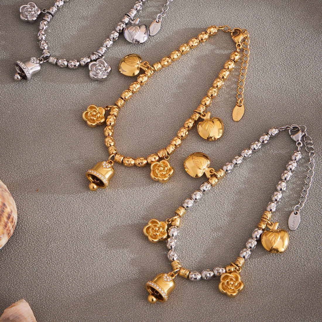 Nivora Stainless Steel Heart Bracelet