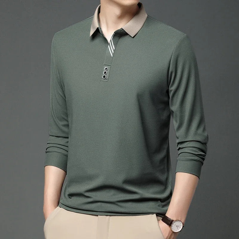 Men’s Business Casual Long Sleeve Shirt