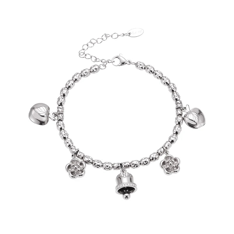 Nivora Stainless Steel Heart Bracelet