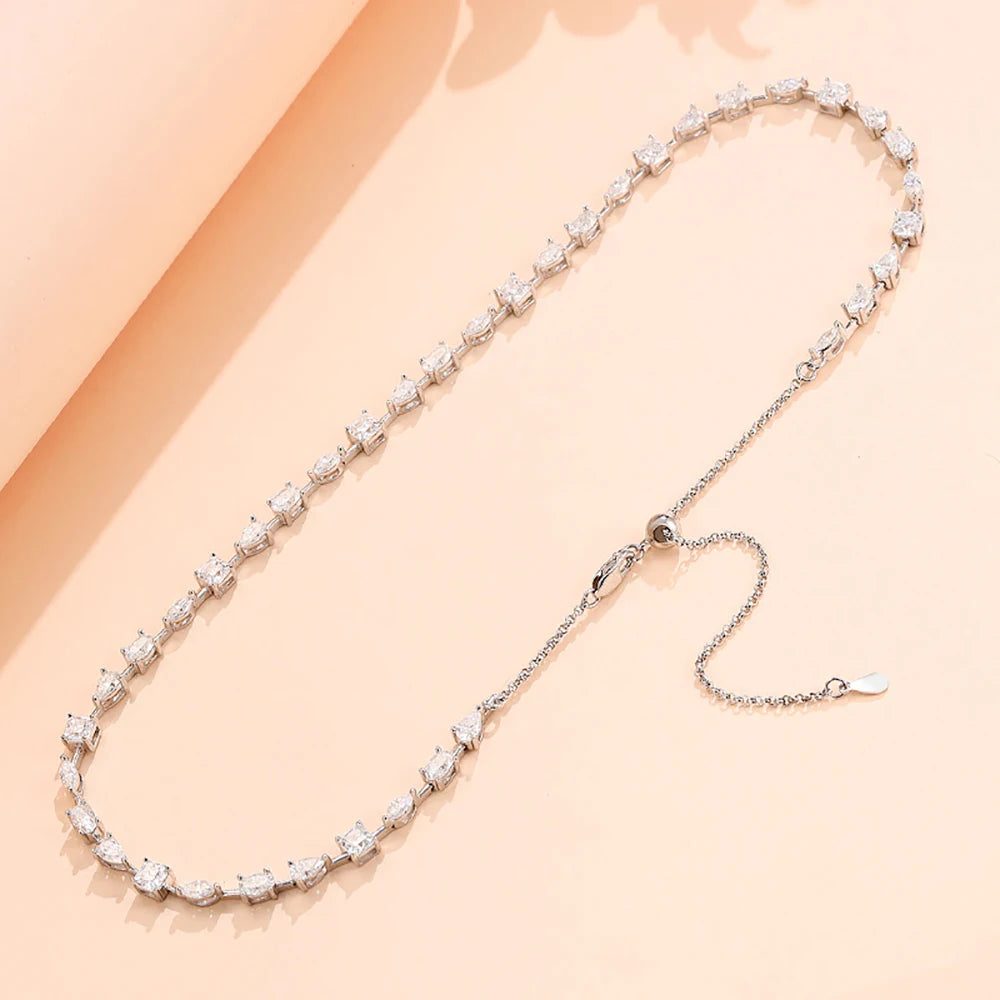 Women’s Full Moissanite Necklace Choker