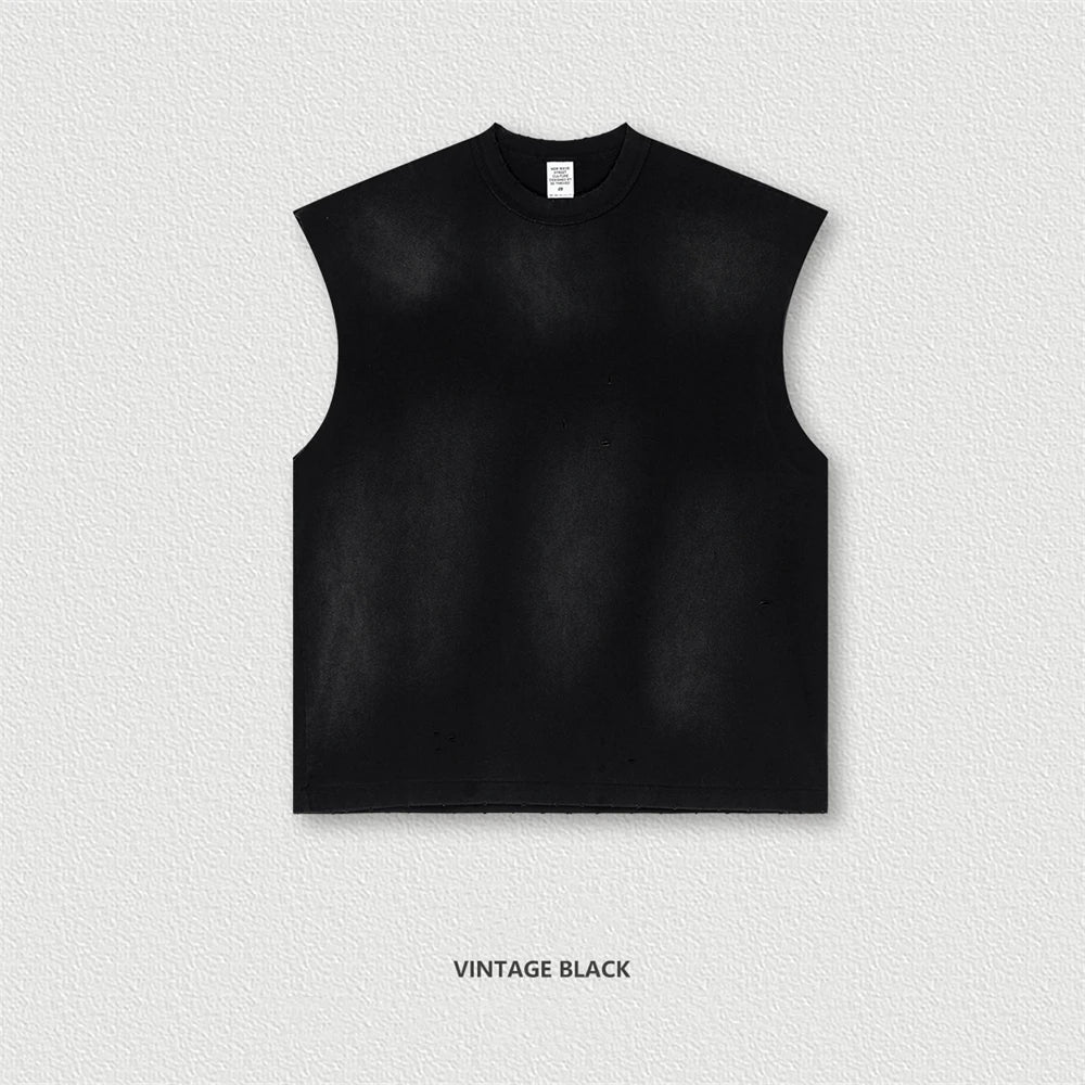 Men & Unisex Summer Washed Tank Top