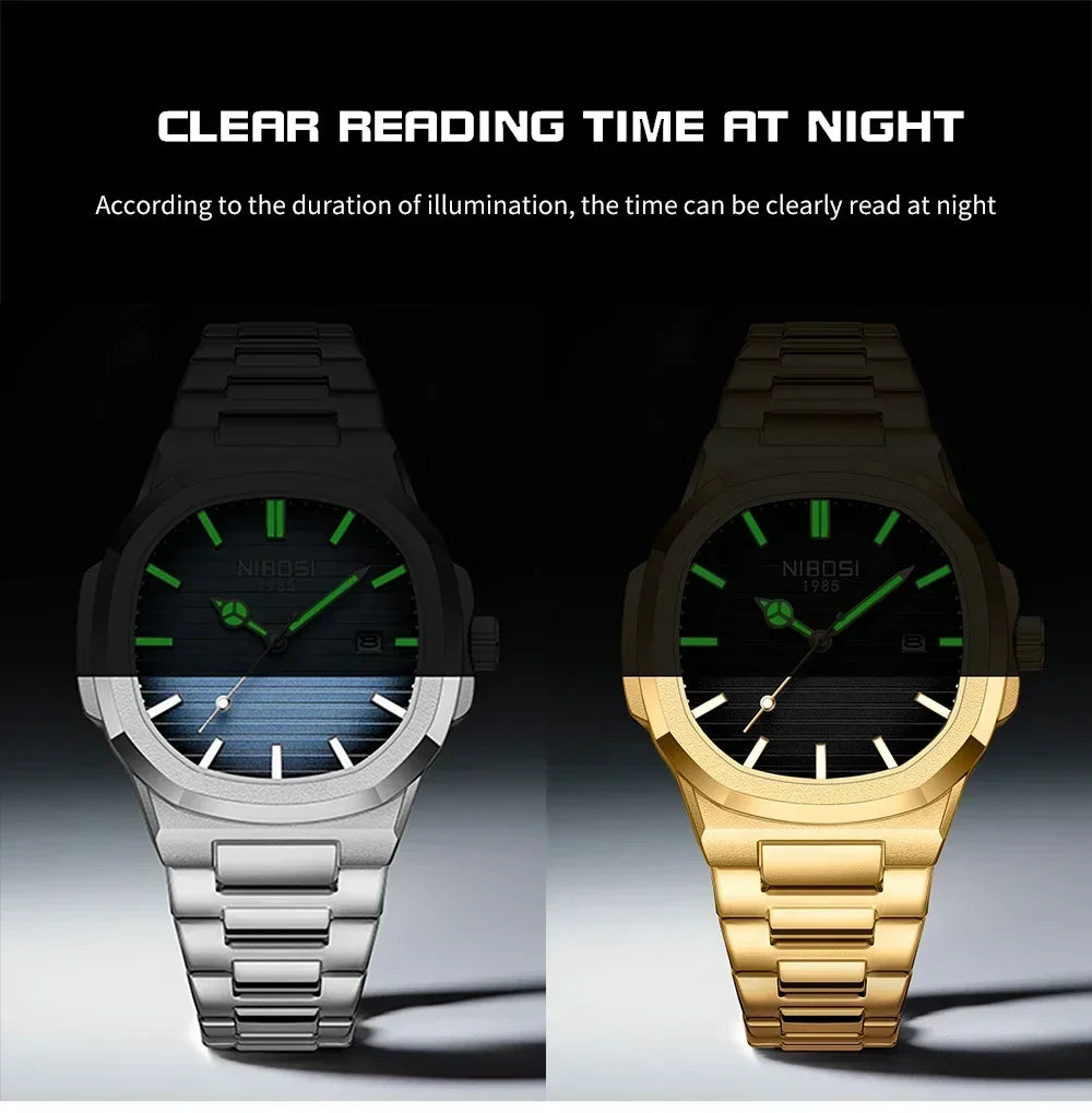 Luxury Square Quartz Watch