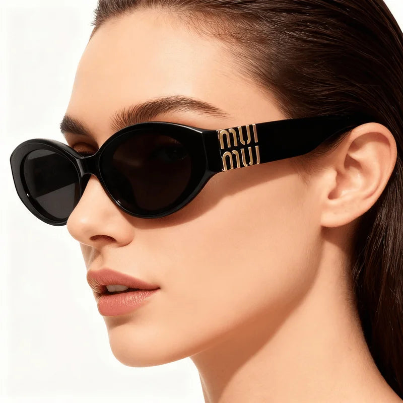 Luxury Oval Sunglasses, Men & Women