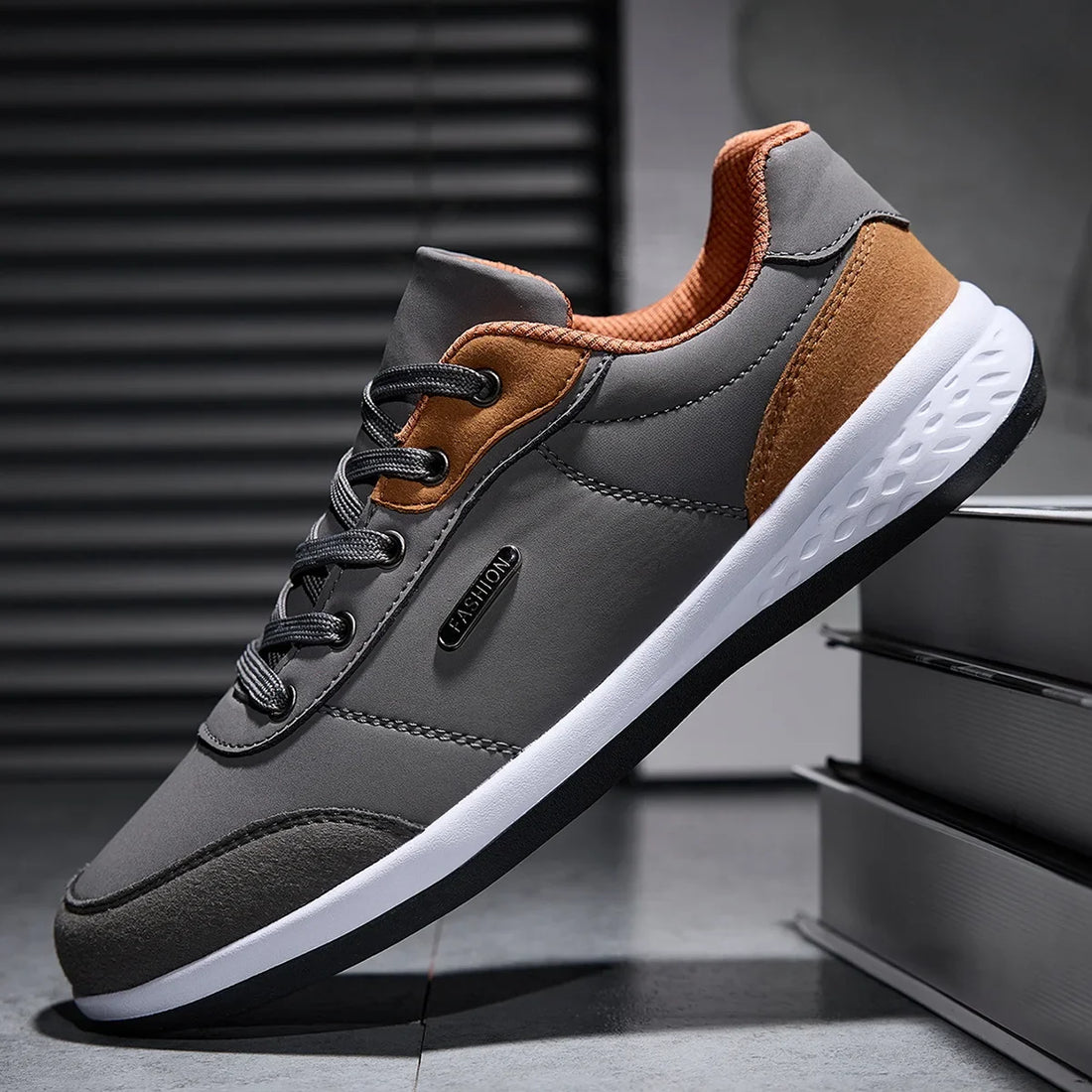 Men’s Waterproof Walking Leather Sneakers 2025