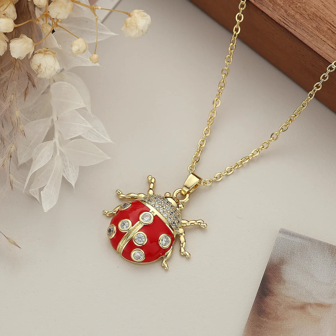 Women’s Ladybug Animal Necklace