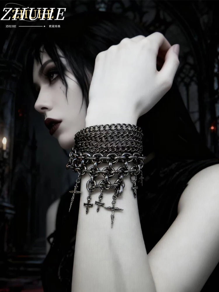 Unisex Layered Chain Bracelet