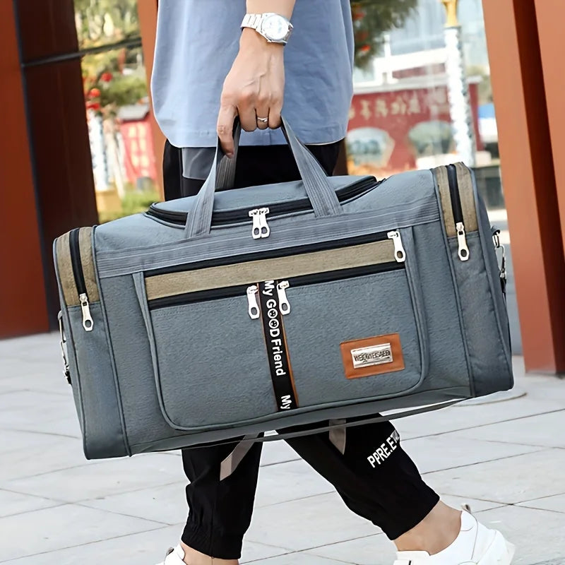 Foldable Multifunctional Nylon Travel Duffel