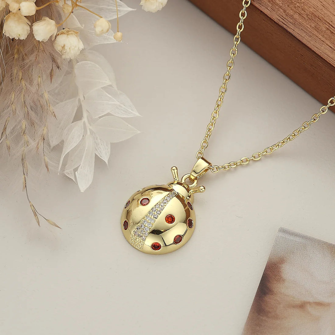 Women’s Ladybug Animal Necklace